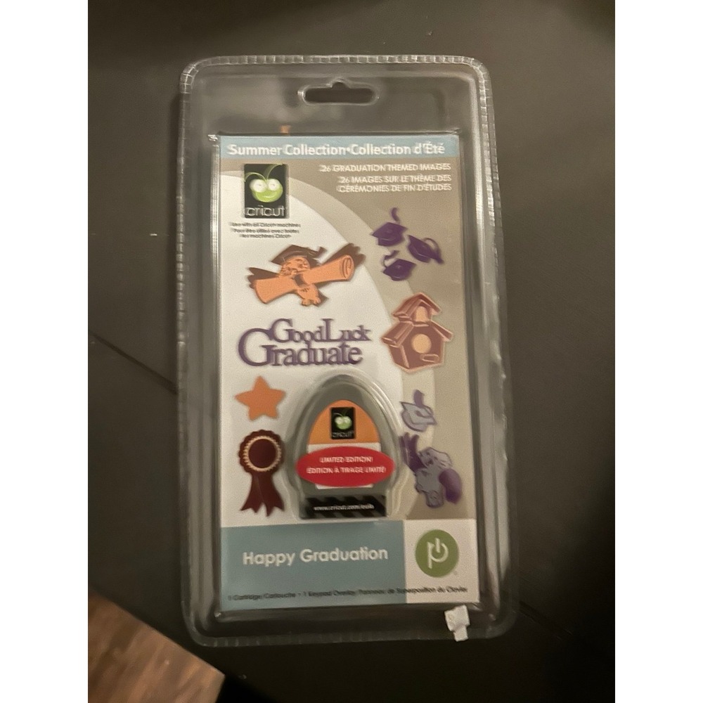 New Cricut Summer collection Good Luck Graduate Limited Edition